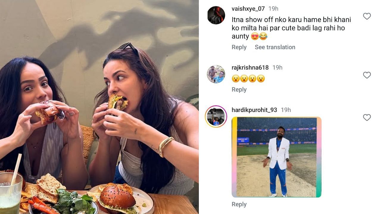 नताशा स्टेनकोविक की खूबसूरत तस्वीरों पर फैन ने कसा तंज (photo credit: instagram/natasastankovic__)